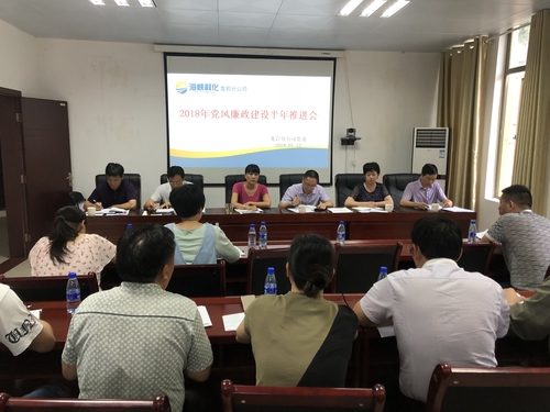 謝顏果：龍巖分公司召開2018年黨風(fēng)廉政建設(shè)半年推進會.jpg